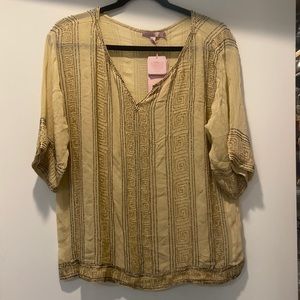 NWT Calypso St. Barth beaded top